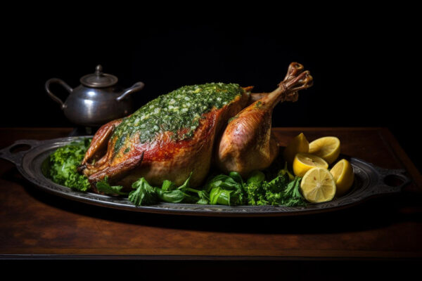 pavo-al-horno-with-stuffing CHICKEN MAJESTICK